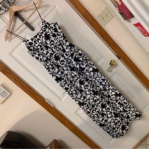 J Crew Black and White Casual Maxi Dress Size 0